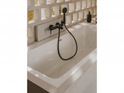 Roca Ona Wall Mounted Chrome Bath Shower Mixer