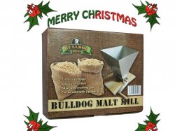 Bulldog Malt Mill Grain Crusher Beer Making Equipment -  7L Capacity