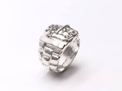 Silver Buckle Ring