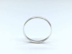 Silver Wedding Band 1.5mm size K