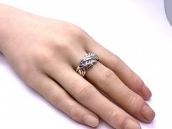 Silver 6 Band Puzzle Ring