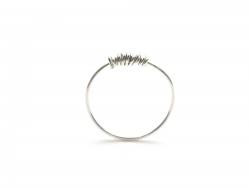 Silver Wrapped Wire Ring
