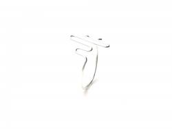 Silver Plain Heartbeat Design Ring