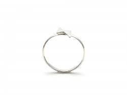 Silver Lightning Bolt Ring