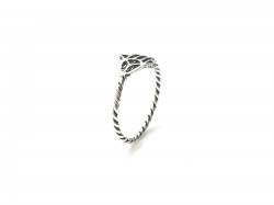 Silver Hamsa Hand Band Ring