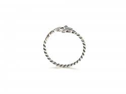 Silver Hamsa Hand Band Ring