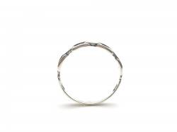Silver Link Design Band Ring