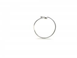 Silver Double Ball Crossover Torque Ring