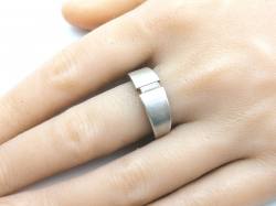 Silver Heavy CZ Ring