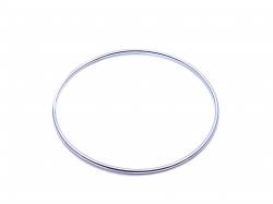 Silver Plain Full Bangle