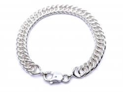 Silver Fancy Interlinked Bracelet