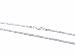 Silver Spiga Chain 16 inch