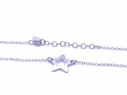 Silver Belcher Star Necklet