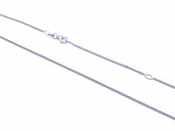 Silver Round Ruby Pendant & Chain 16-18 Inch