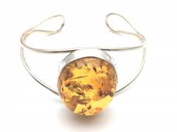 Amber Open Bangle