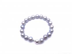Freshwater Cultured Grey Pearl Bracelet