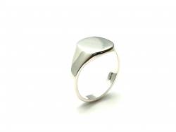 Silver Square Signet Ring