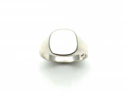 Silver Square Signet Ring