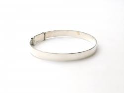 Silver Baby Plain expandable Bangle