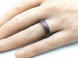 Tungsten Ring Rose & Brown IP Plating 6mm