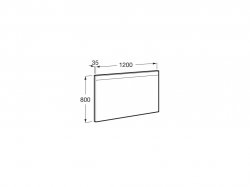 Roca Prisma Comfort 1200x800mm LED Mirror