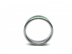 Tungsten Carbide Green Carbon Ring