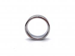 Tungsten Carbide Ring Brushed & Polished 8mm