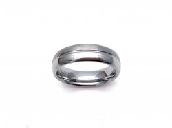 Tungsten Carbide Ring With Groove 6mm