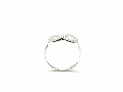 Silver and CZ Infinity Ring