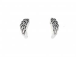 Silver Wings Crawler Earrings