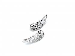 Silver Wings Crawler Earrings