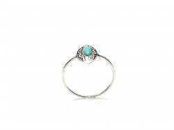 Silver Marquise Turquoise Ring