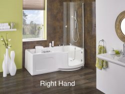 Access Louisiana Walk-in Bath with Glass Door and Powered Seat