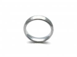 Tungsten Carbide Hammered Effect Ring 6mm