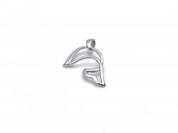 Silver Dolphin Pendant 28x15mm