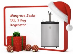 Mangrove Jacks 50L  3 Keg Kegerator