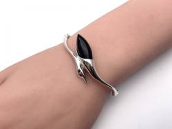 Whitby Jet Bangle