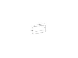 Roca EP2 Glass Multi-Colour Touchless Flush Plate
