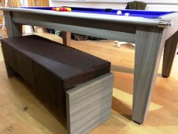 Pool Table Benches with Leatherette Padding