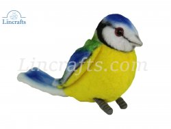 Soft Toy Countryside Bird, Blue Tit by Hansa (10cm) 6922