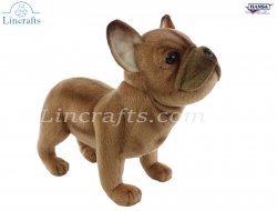 Soft Toy  Dog, French Bulldog by Hansa (26cm.L) 6597
