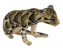 Soft Toy Clouded Leopard Wildcat by Hansa (27cm) 7935