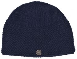 Airman's beanie  - pure new wool - dark blue