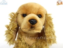 Soft Toy Dog, Cocker Spaniel (Gold) by Faithful Friends (25cm)H FCS03