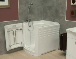 Ambiance Walk-In Bath with Twin Wastes