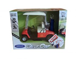 Welly Golf Buggy Cart Red Diecast Scale Model