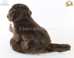 Soft Toy Chocolate Labrador Dog by Faithful Friends (25cm)H FCLAB03