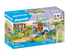 Mobile Horse Riding School Horsebox Playset Toy - 71493 - Playmobil