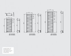 Zehnder Ribbon Electric White 1567 x 500mm Radiator