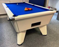 Sterling White Slate Bed Pool Table